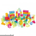 Joyn Toys Transparent Light and Color Blocks 108 Pieces  B074N9QM98